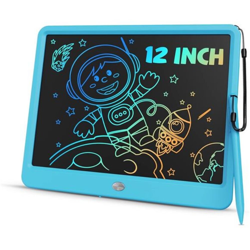 LargeScreen 12inch LCD Writing Tablet with Anti-Lost Stylus,Erasable DoodleBoard